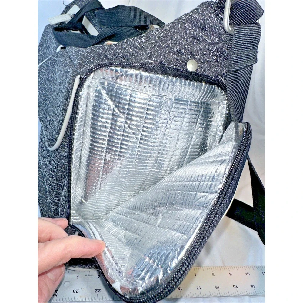 Large Diaper Bag/Fashion Tote CARTER'S Heather Gray/Off-white